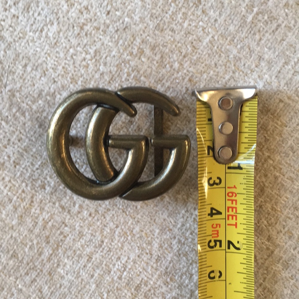 🟤Woman’s Vintage  Small Monogram GG Belt Buckle - Picture 4 of 5
